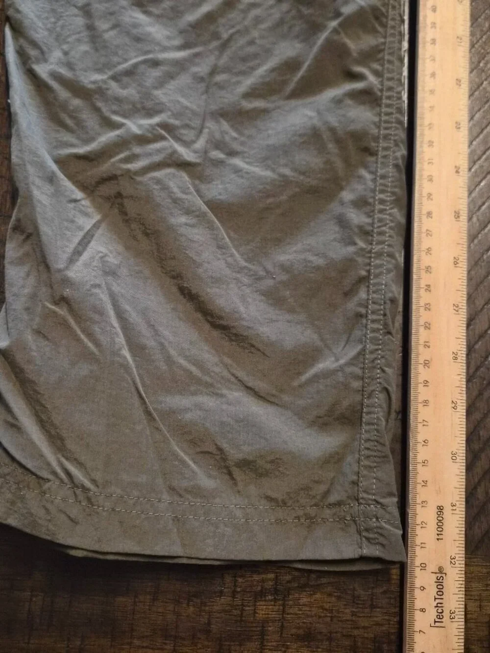 The North Face Cargo Pants Men XL Brown Nylon Convertible Shorts Hiking G085